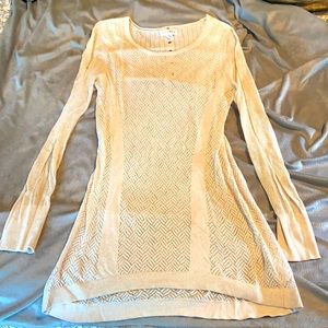 Cream Long Sweater-DONATING SOON